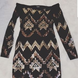 Express Sequined Dress